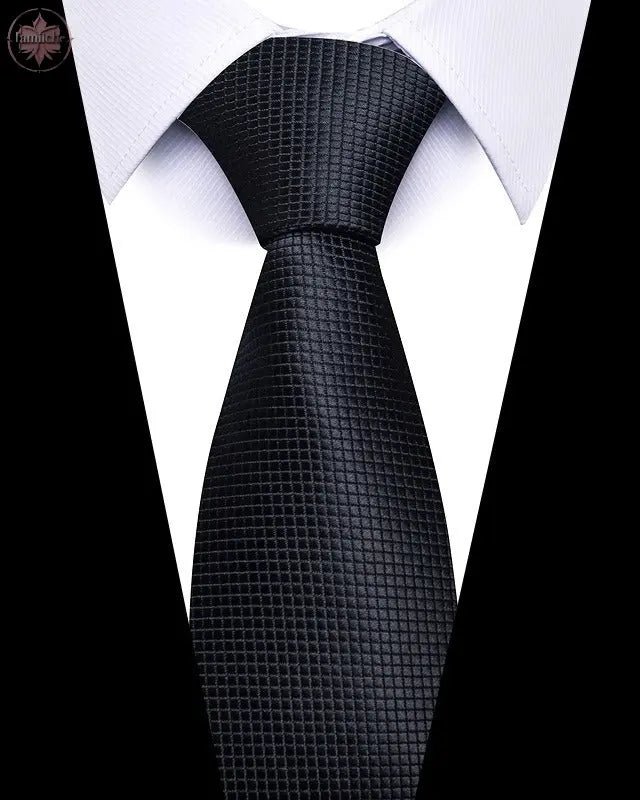 Men's 8cm Business Professional Striped Tie Wedding Suit Accessories Polyester Tie Men  Lamiiche