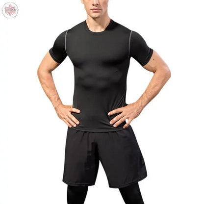 Running Shorts Men Compression Marathon Quick Dry Gym Tights Sport Shorts With Pocket Plus Size Running Shorts Men  Lamiiche