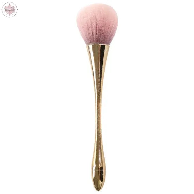 Flower Nail Brush For Manicure Rose Nail Art Brush Nail Accesories Tools Popular Round Small Gel polish Dust Cleaning Brushes 