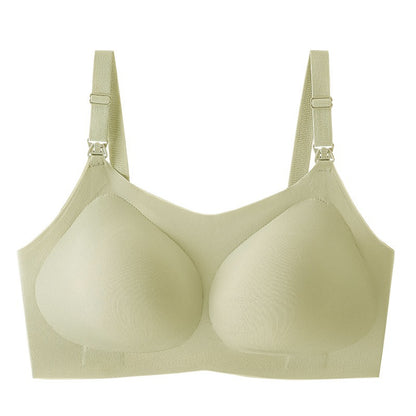 Postpartum breastfeeding bra with no trace, no steel ring