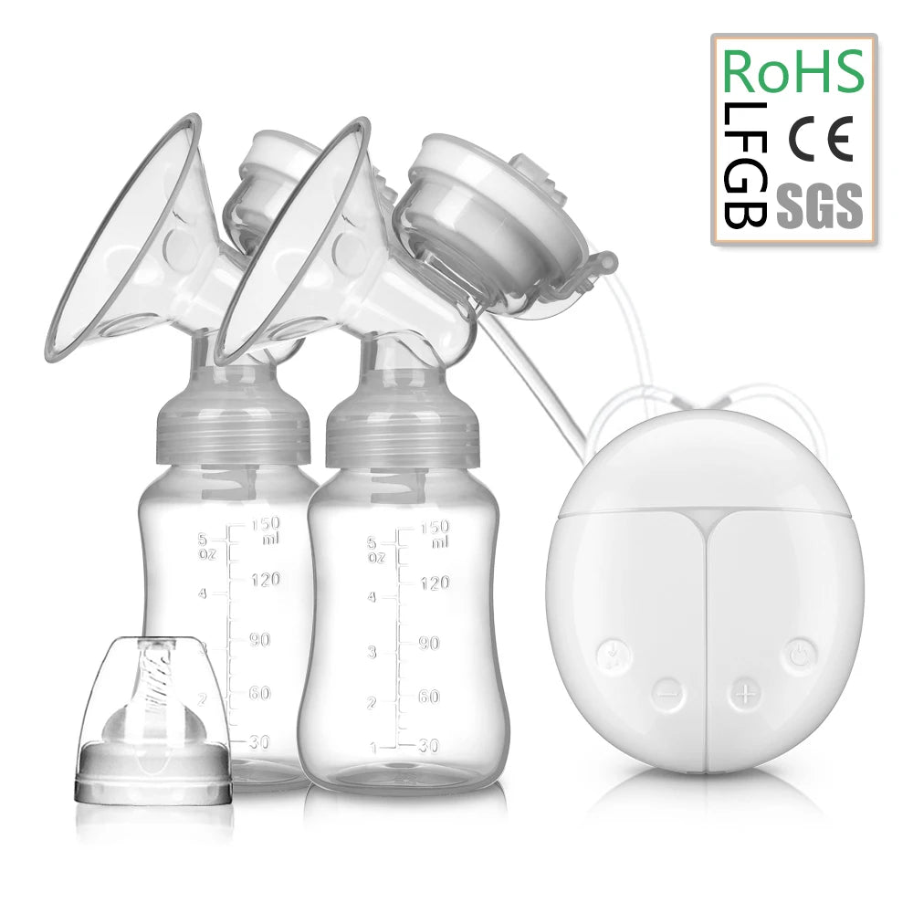 Electric breast pump for baby breastfeeding