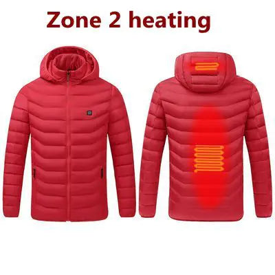 Hooded Heated Clothing Waterproof Warm Jackets