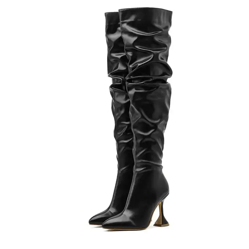 Over The Knee Boots Shoes  Lamiiche