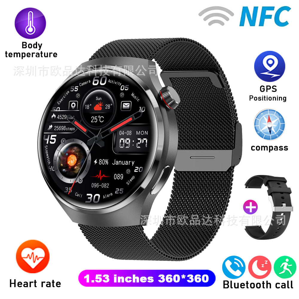 GT4PRO smart watch Bluetooth call waterproof sports smart watch voice assistant smart watch