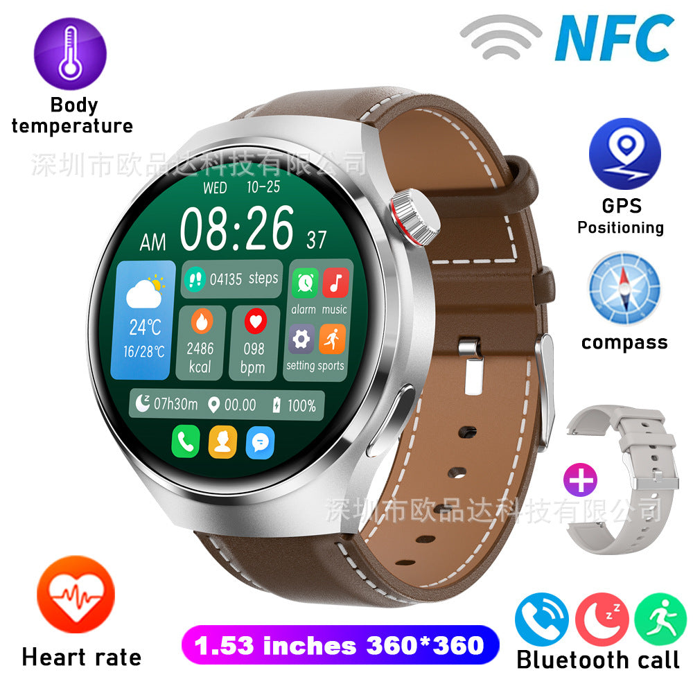 GT4PRO smart watch Bluetooth call waterproof sports smart watch voice assistant smart watch