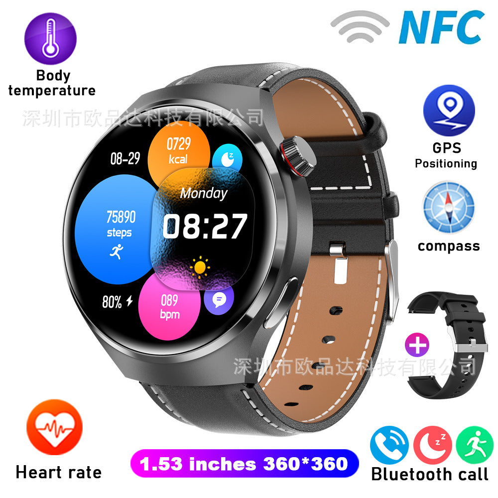 GT4PRO smart watch Bluetooth call waterproof sports smart watch voice assistant smart watch