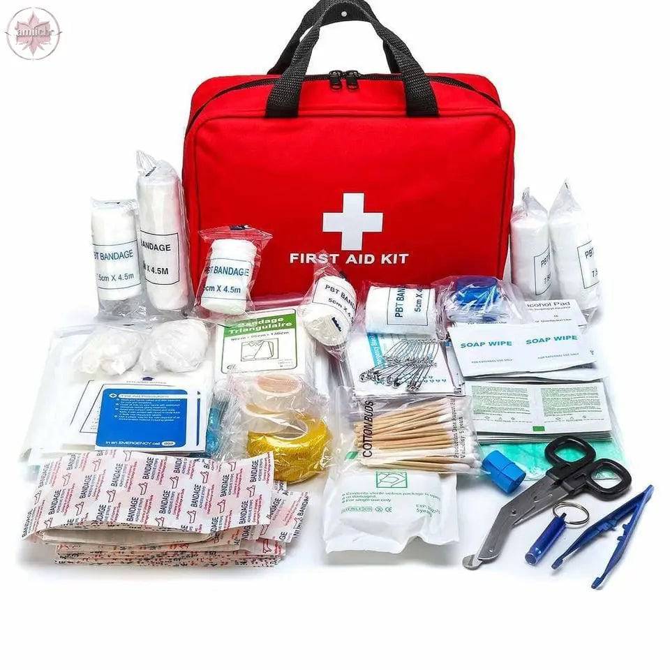 Large Hand Carrying Medical Rescue Kit Car Emergency Outdoor Travel - Lamiiche