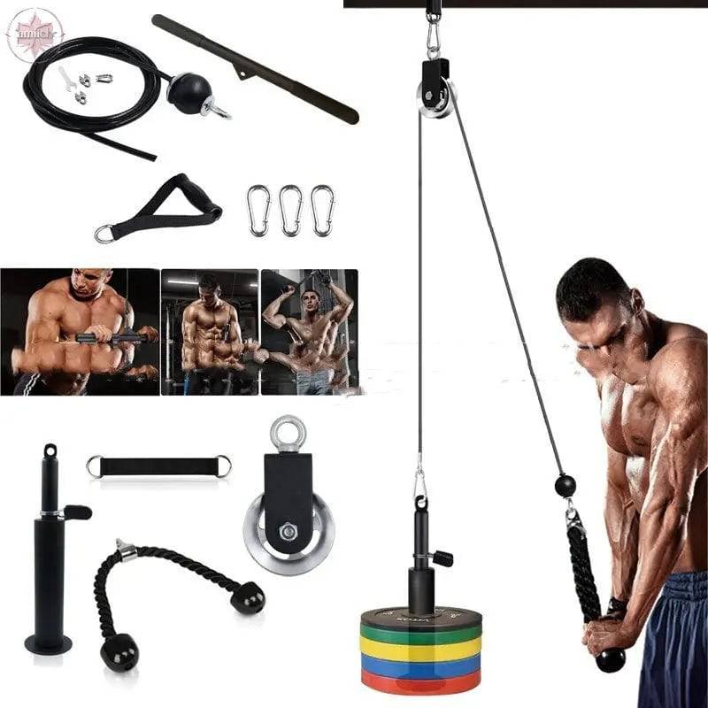 Fitness Equipment Pulley Suit Household - Lamiiche