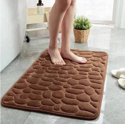 Non-Slip Embossed Bathroom Mat - Lamiiche