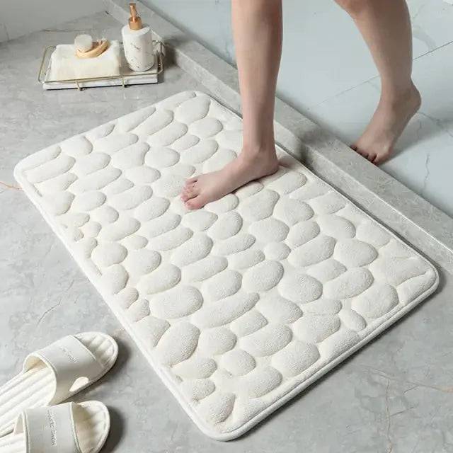 Non-Slip Embossed Bathroom Mat - Lamiiche