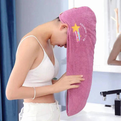 Microfiber Shower Cap Towel For Women - Lamiiche