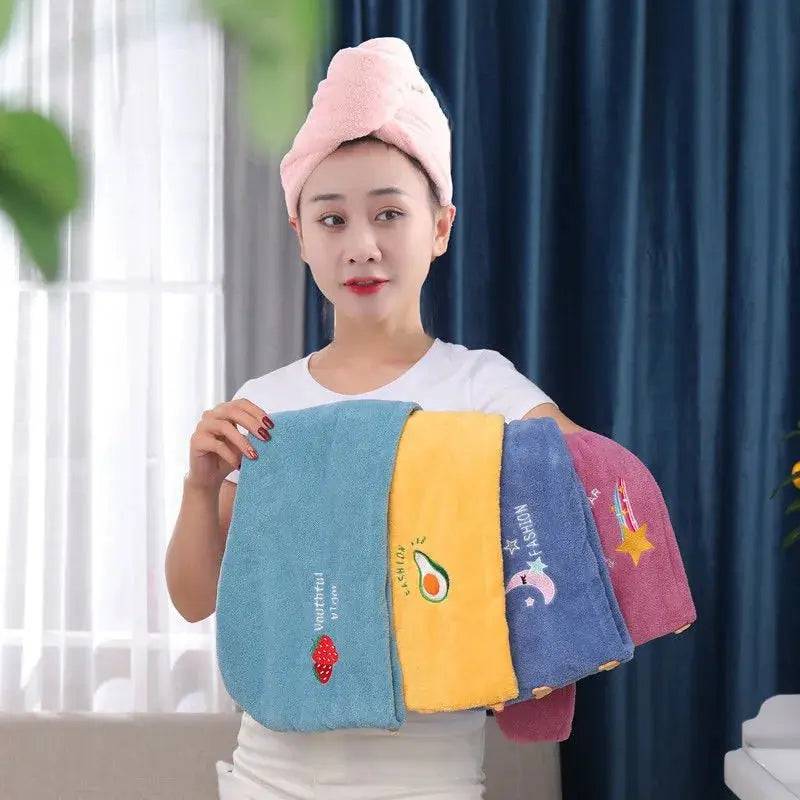 Microfiber Shower Cap Towel For Women - Lamiiche