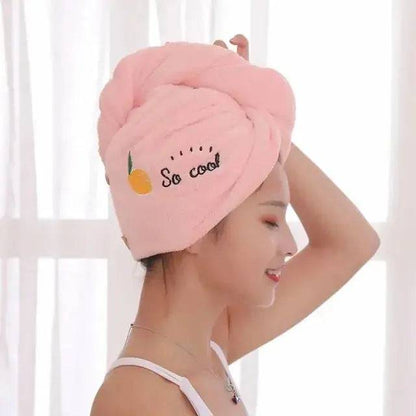 Microfiber Shower Cap Towel For Women - Lamiiche