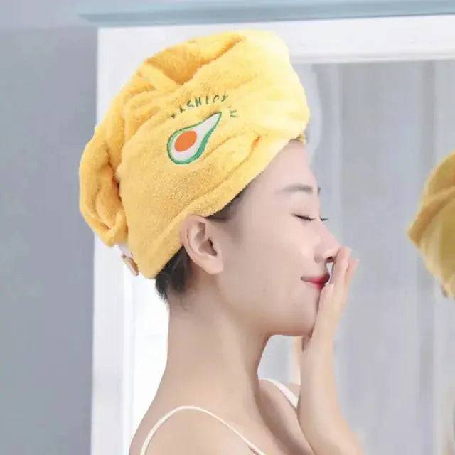 Microfiber Shower Cap Towel For Women - Lamiiche