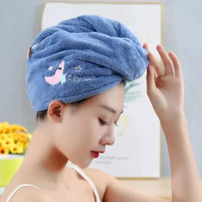 Microfiber Shower Cap Towel For Women - Lamiiche