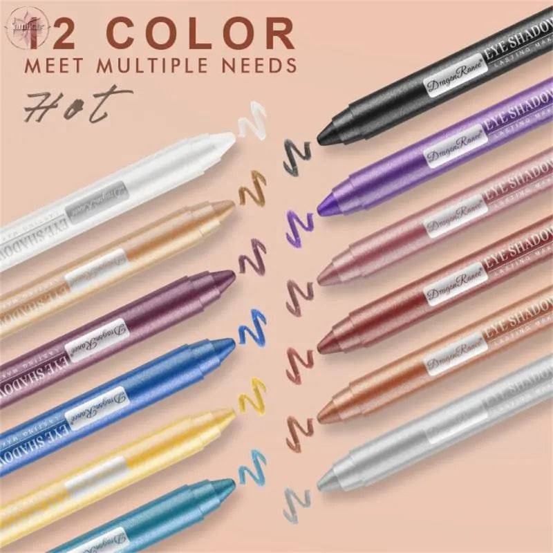 12 Colors Eyeshadow Pencil Set - Lamiiche