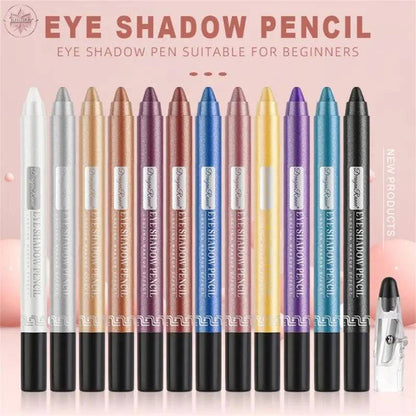 12 Colors Eyeshadow Pencil Set - Lamiiche