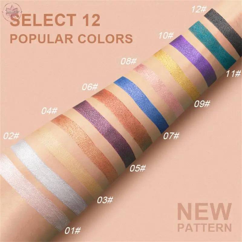 12 Colors Eyeshadow Pencil Set - Lamiiche