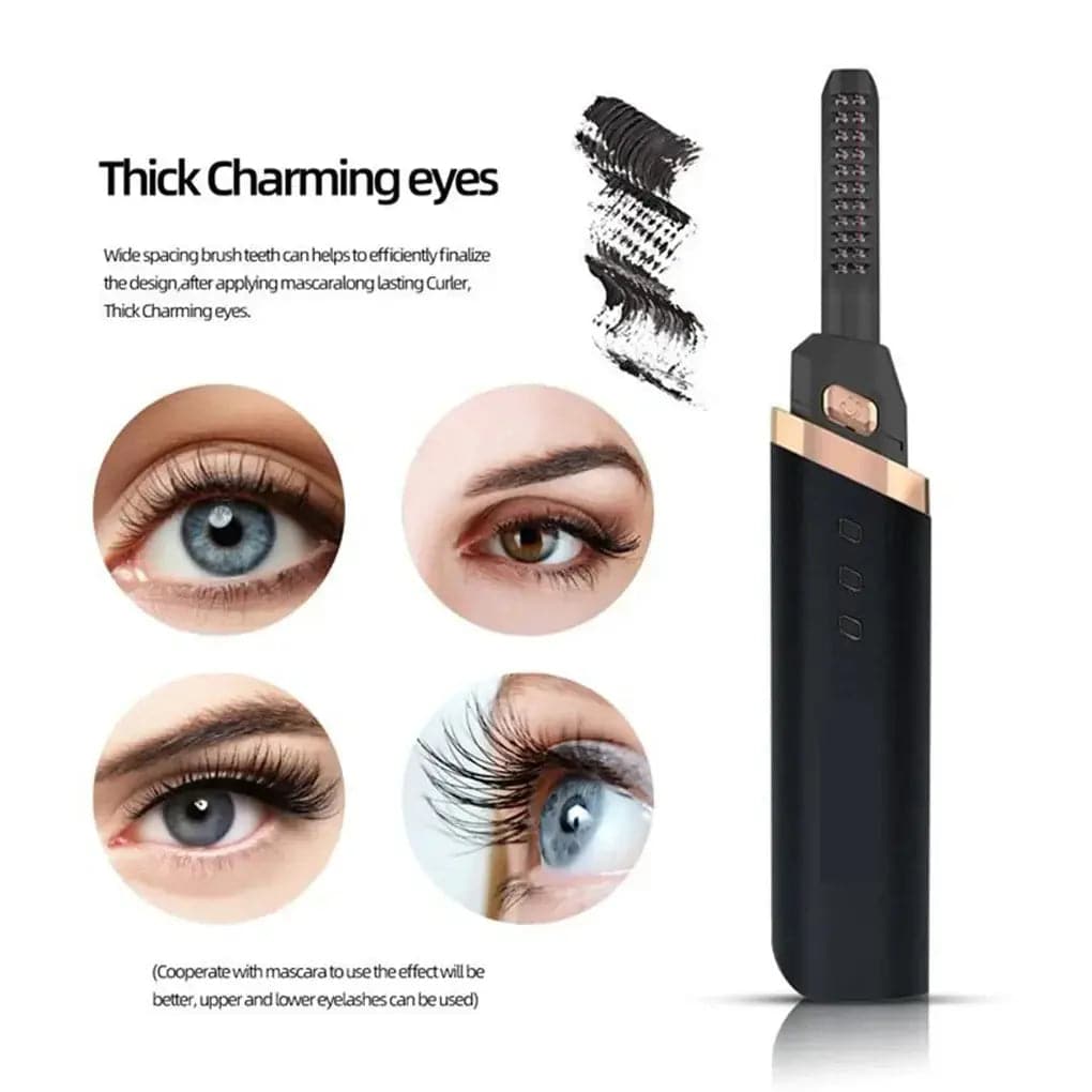 USB Charging Heated Eyelash Curler - Lamiiche