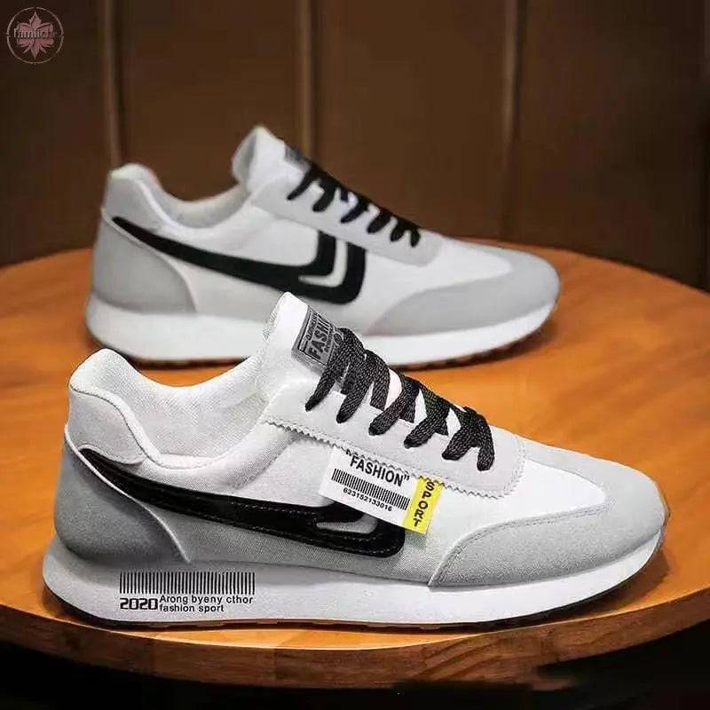 Trendy and versatile student sports board shoes for teenagers, casual sports, white sneakers - Lamiiche