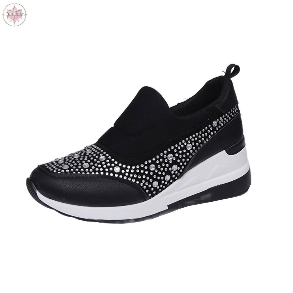 Large slope heel shoes for women - Lamiiche