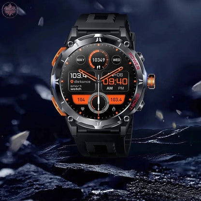 GPS smartwatch AMOLED high-definition screen professional sports watch Y18 altitude pressure compass - Lamiiche