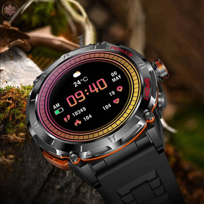 GPS smartwatch AMOLED high-definition screen professional sports watch Y18 altitude pressure compass - Lamiiche