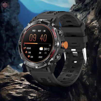 GPS smartwatch AMOLED high-definition screen professional sports watch Y18 altitude pressure compass - Lamiiche