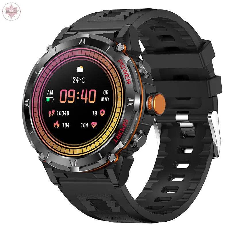 GPS smartwatch AMOLED high-definition screen professional sports watch Y18 altitude pressure compass - Lamiiche