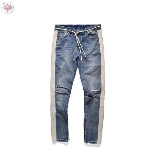 Men Skinny Jeans Streetwear - Lamiiche