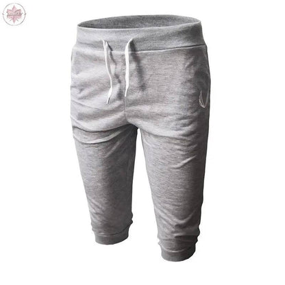 Summer casual pants men's shorts sports outdoor breathable elastic men's muscle fitness - Lamiiche