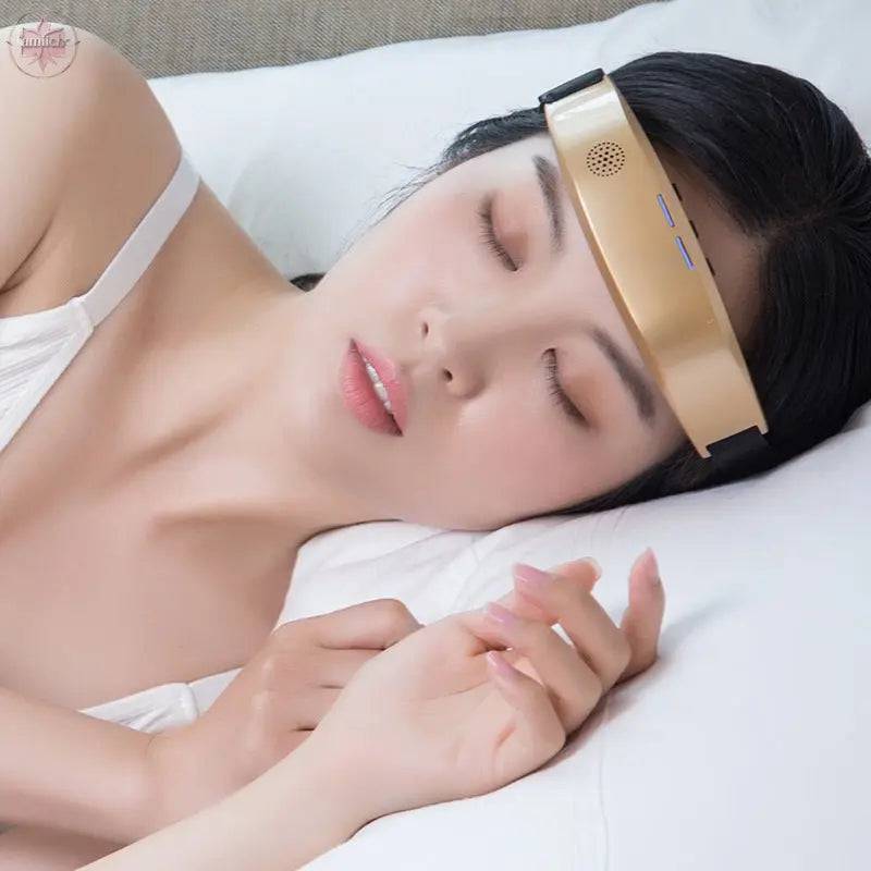 Sleep aid insomnia black pink white gold smart electrotherapy Ems sleep aid device portable massager - Lamiiche