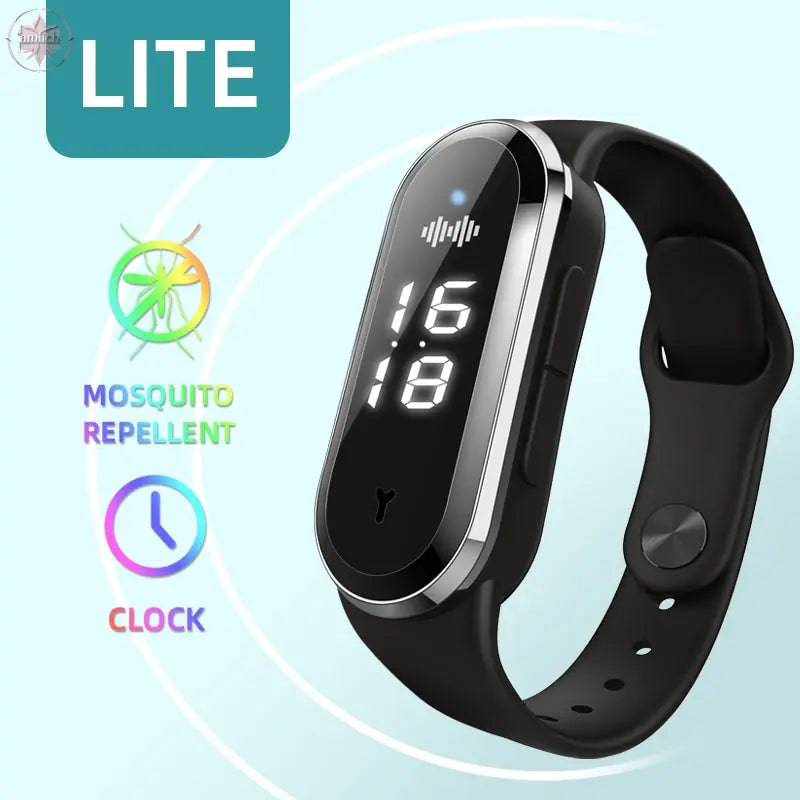 Ultrasonic Mosquito Repellent Bracelet Children Adult Household Mosquito Repellent Electronic Watch Pregnant Women - Lamiiche