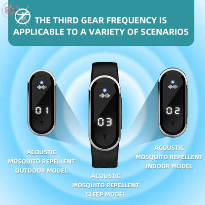 Ultrasonic Mosquito Repellent Bracelet Children Adult Household Mosquito Repellent Electronic Watch Pregnant Women - Lamiiche