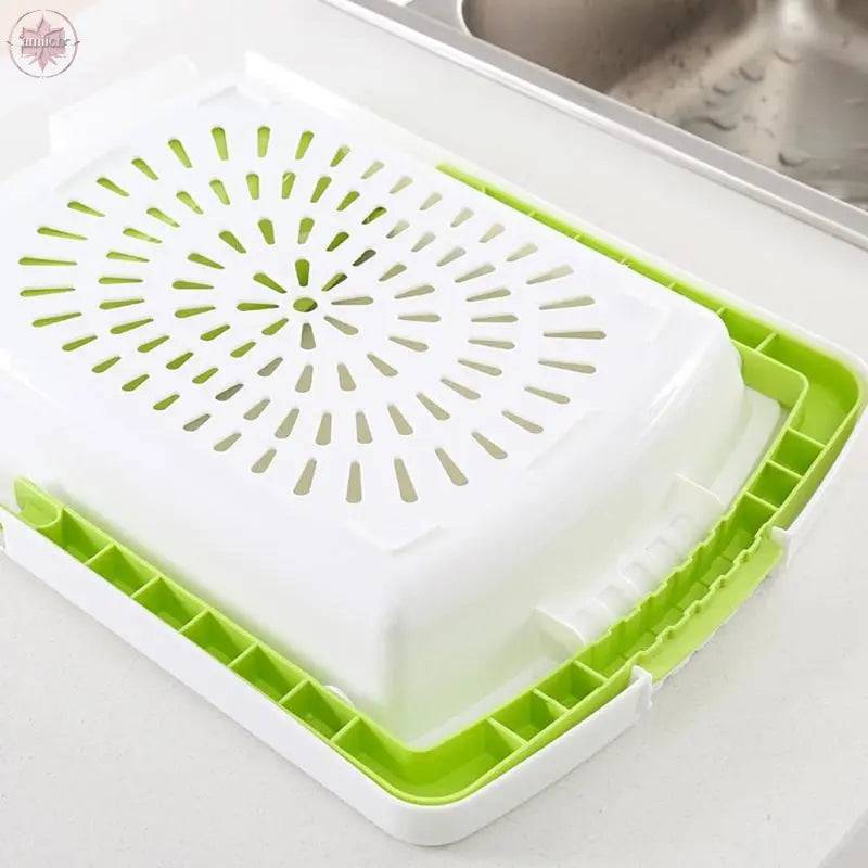 Multifunction Kitchen Chopping Blocks Sinks Drain Basket Cutting Board Vegetable Meat Tools Kitchen Accessories - Lamiiche