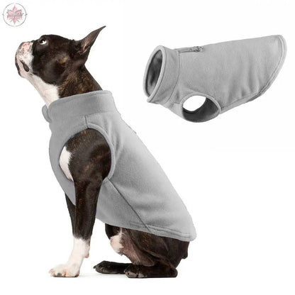 Pet Clothes Thickened Solid Fleece Pet Vest Dog Clothes - Lamiiche