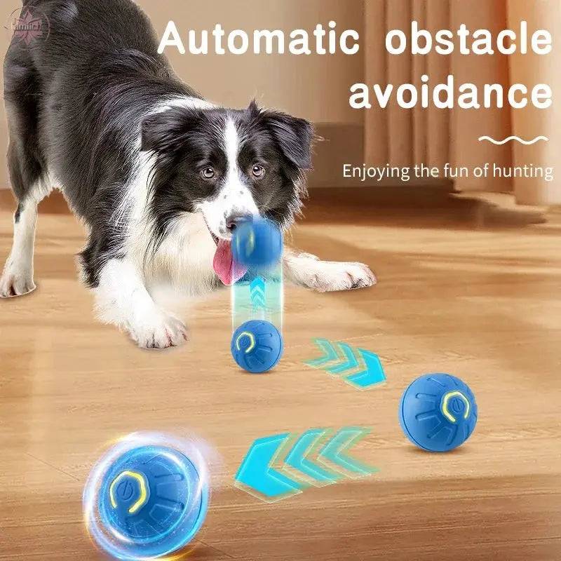 Smart Dog Toy Ball Electronic Interactive Pet Toy Moving Ball USB Automatic Moving Bouncing for Puppy Birthday Gift Cat Product - Lamiiche