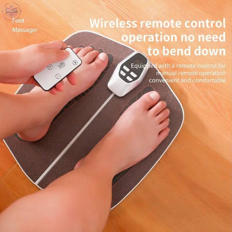 EMS foot massage foot pad foot massage machine Pulse foot massager micro current foot therapy - Lamiiche