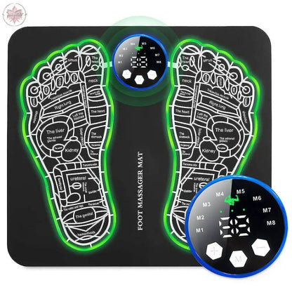 Ems Foot Stimulator Muscle Blood Circulation Feet Leg Relax Pain Relief Usb Foot Massager Mat - Lamiiche