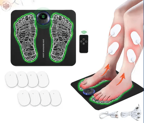 Ems Foot Stimulator Muscle Blood Circulation Feet Leg Relax Pain Relief Usb Foot Massager Mat - Lamiiche