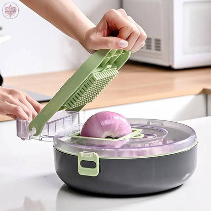 Hot Selling Vegetable Chopper Slicer  Veggie Dicer Cutter for Onion Tomato Potato Food Chopper with Draining - Lamiiche