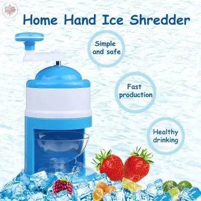 Kitchen Manual Household Mini Smoothie Shaved Ice Machine Hand Ice Breaker - Lamiiche