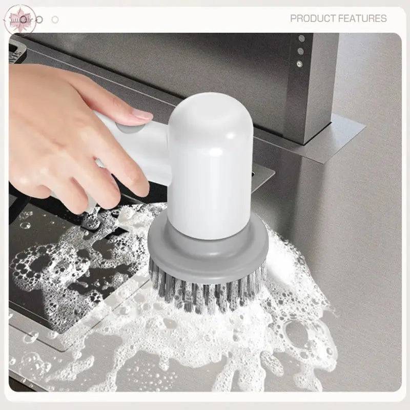 New Wireless Electric Cleaning Brush Housework Kitchen Dishwashing Brush Bathtub Tile Professional Cleaning Brush - Lamiiche