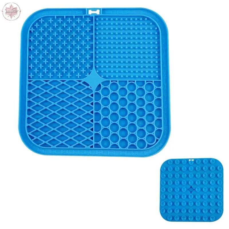 Pet licking pad silicone pad cat and dog buffering pad outdoor household pet buffering licking pad - Lamiiche