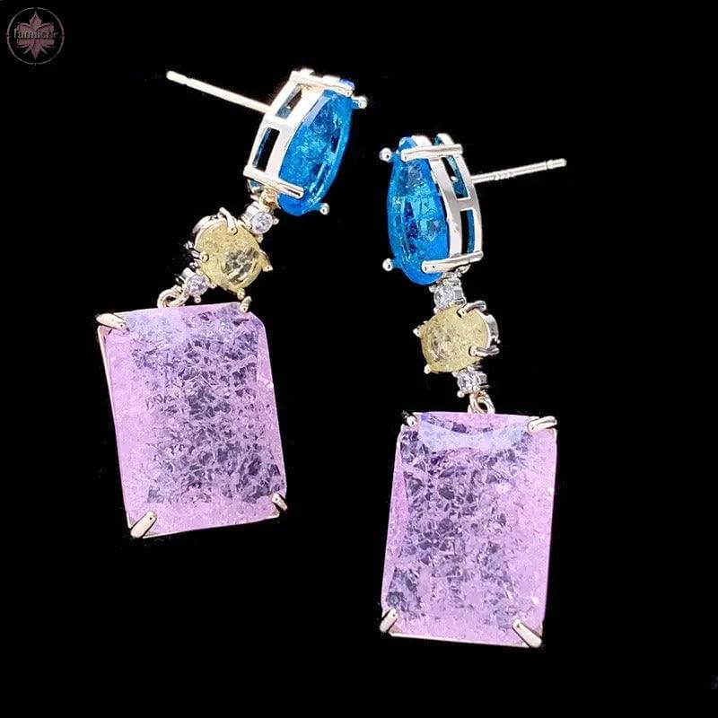 Silver Needle Light Luxury Earrings Long Earring Tassels Fashion Earrings Heavy Industry Style Earrings - Lamiiche