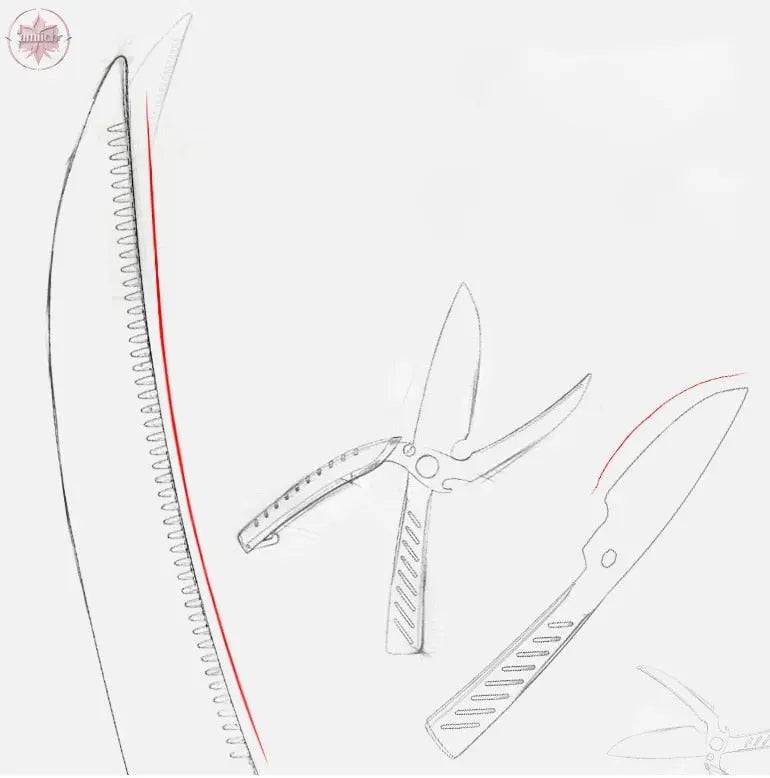 XITUO kitchen multi-function scissors  stainless steel chicken bone scissors monster scissors chef knife kitchen tools - Lamiiche