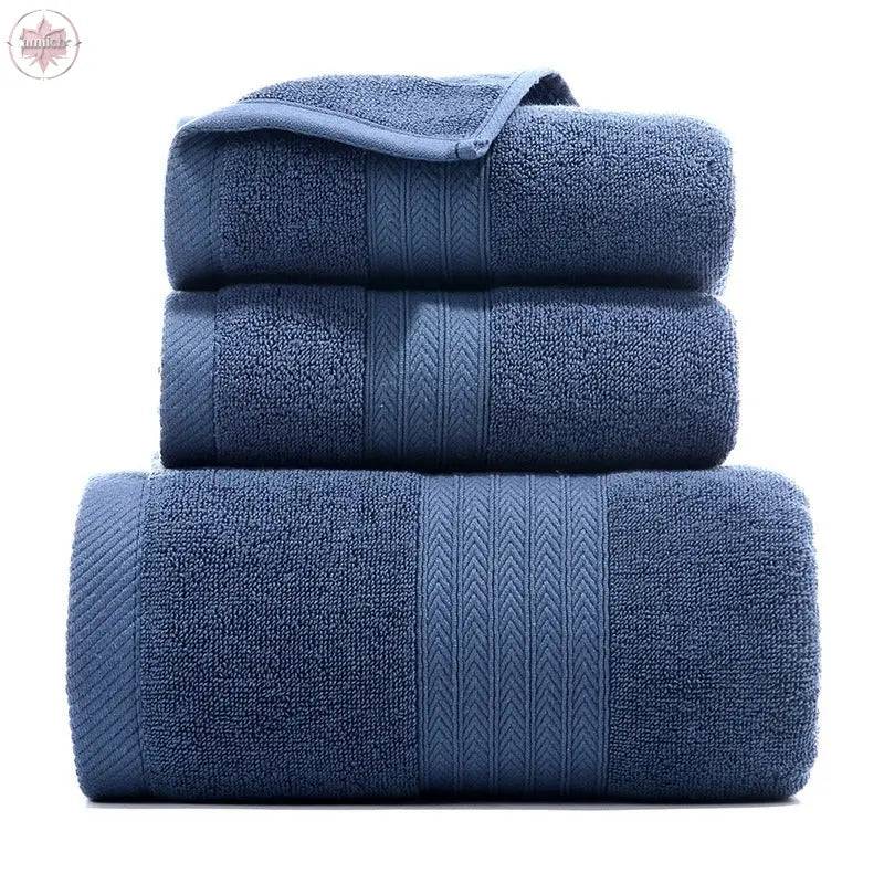 Towel Set Of Pure Cotton Towel Bath Towel Three-Piece Gift Set Xinjiang Cotton - Lamiiche