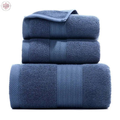 Towel Set Of Pure Cotton Towel Bath Towel Three-Piece Gift Set Xinjiang Cotton - Lamiiche