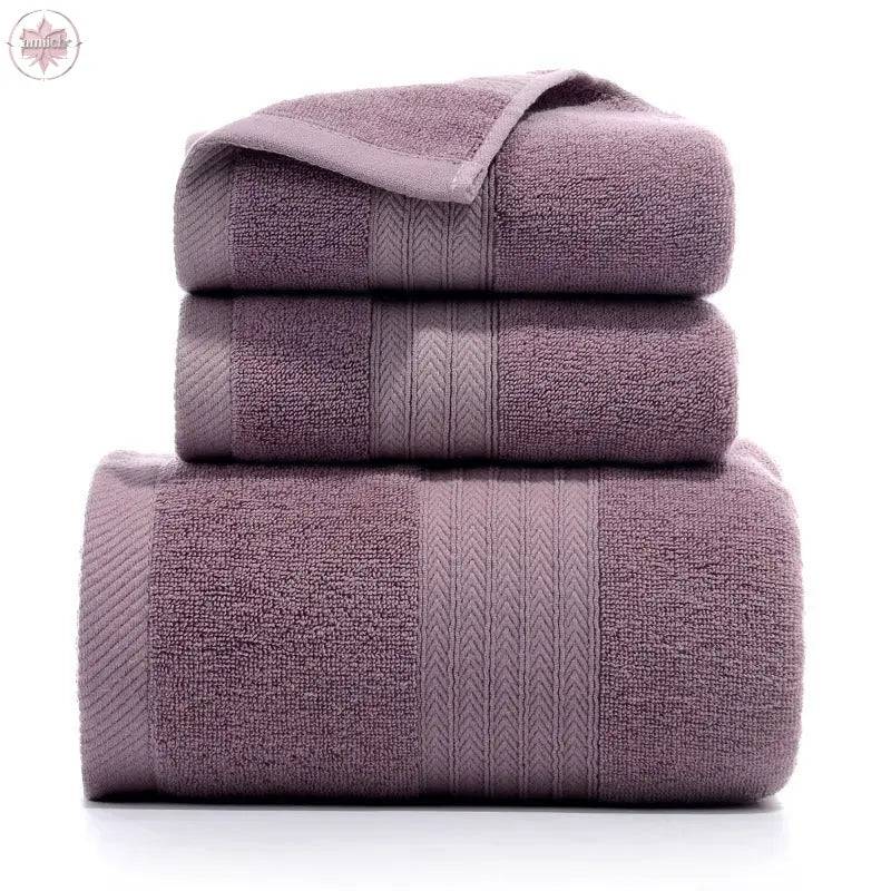 Towel Set Of Pure Cotton Towel Bath Towel Three-Piece Gift Set Xinjiang Cotton - Lamiiche