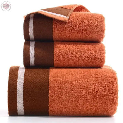 Towel Set Of Pure Cotton Towel Bath Towel Three-Piece Gift Set Xinjiang Cotton - Lamiiche